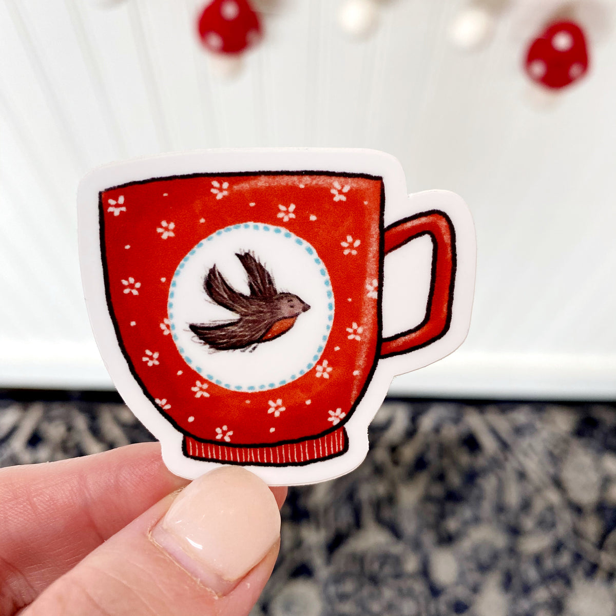 Robin Tea Sticker – Londonberrie Paper